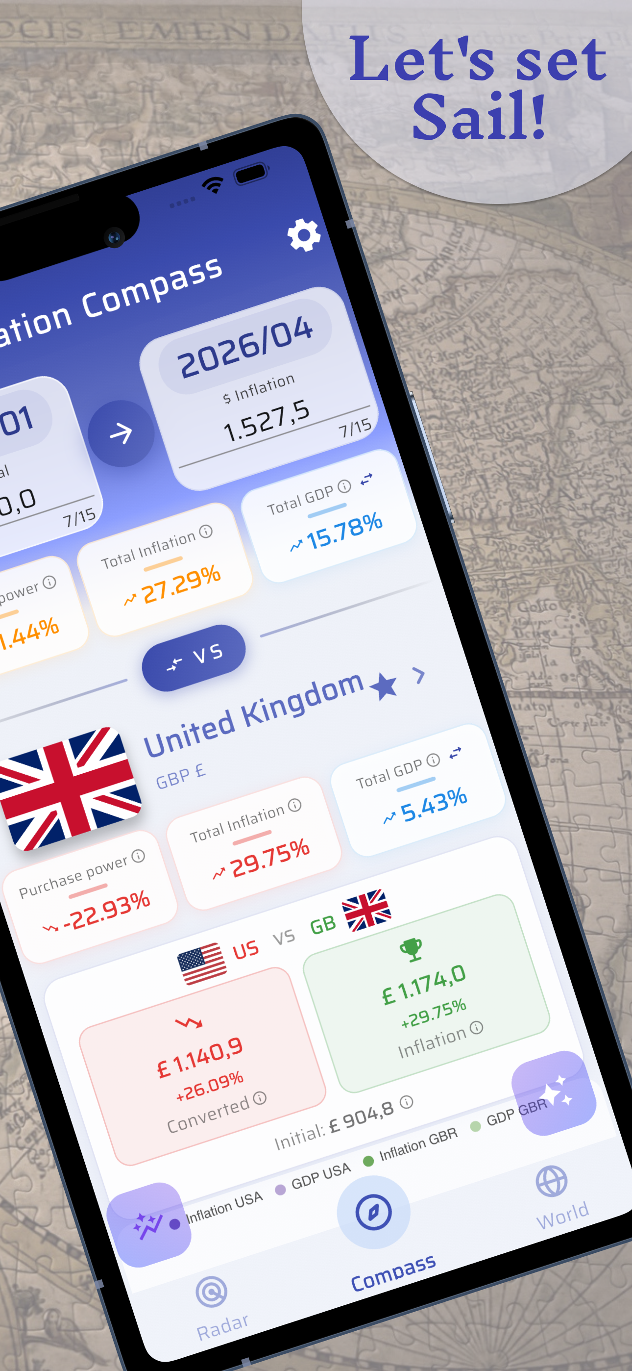 Inflation Compass screenshot 3