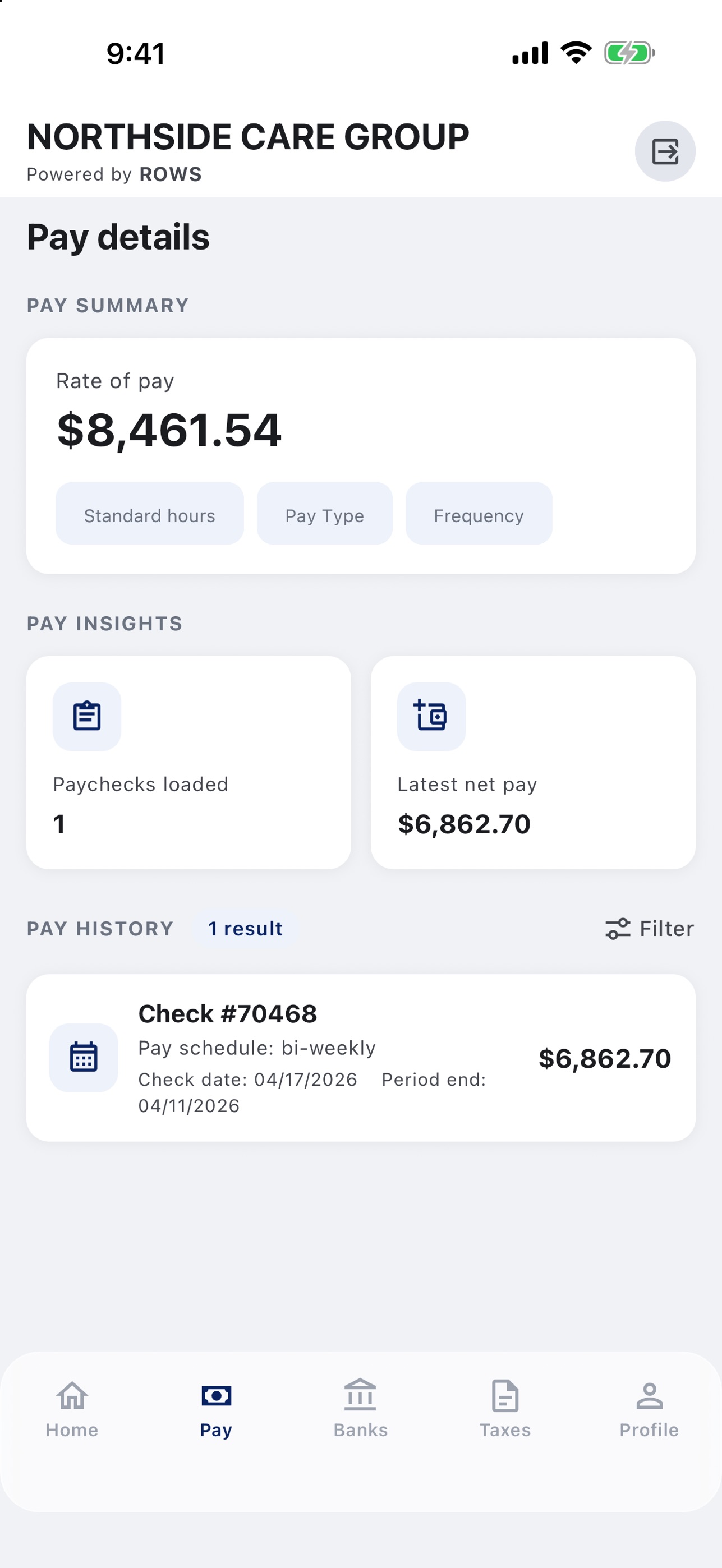 Screenshot 4 of NCS Payroll Mobile