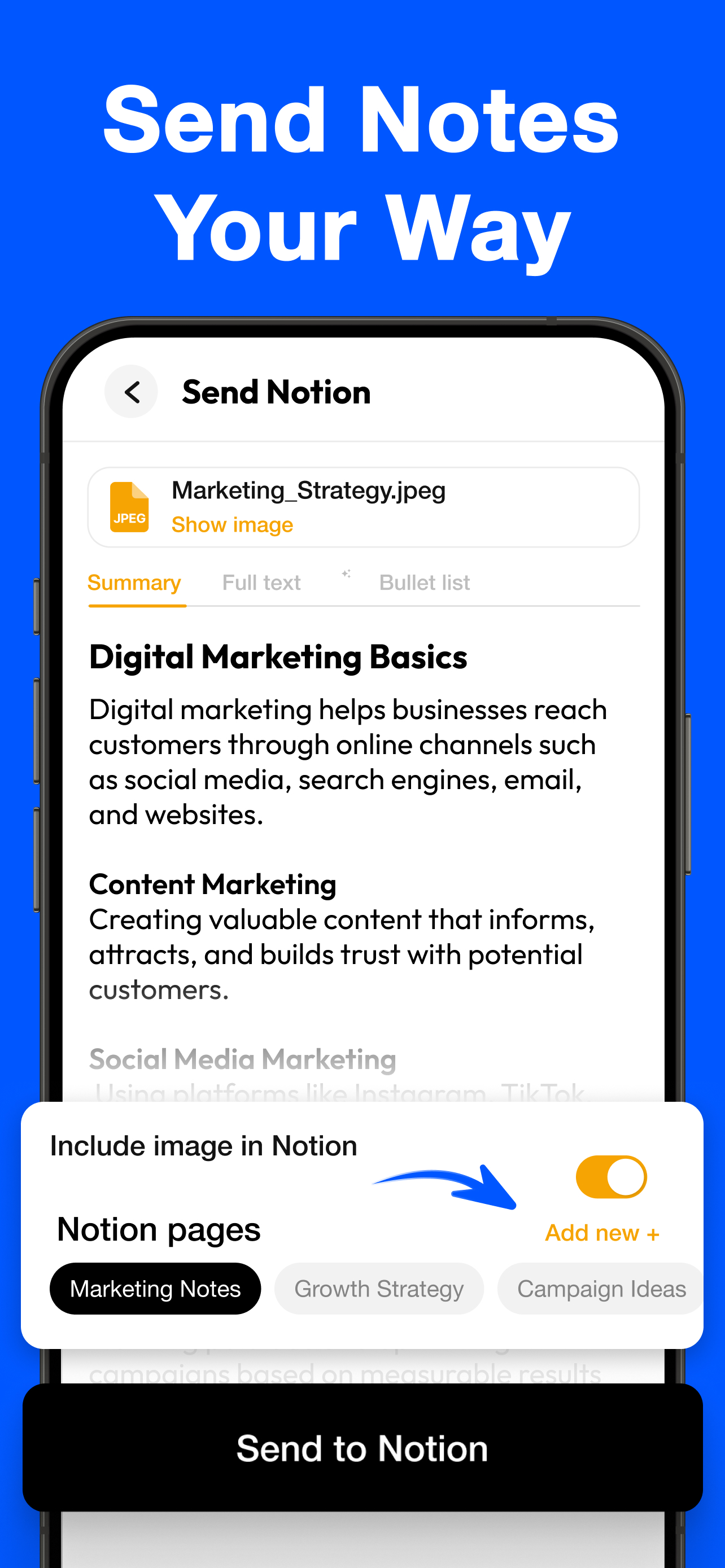 NoteShot: Photo Note to Notion screenshot 5