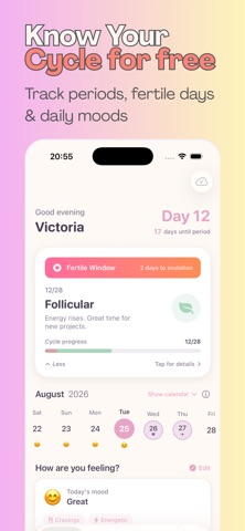 HerFlow - Period Tracker iPhone screenshot