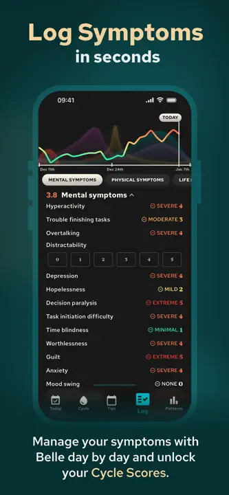 Belle Period & PMDD Tracker: Screenshot 6 von 10