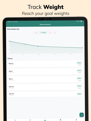 AI Food Tracker - DietPal iPad screenshot