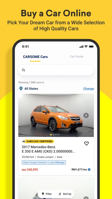 CARSOME: Buy,Sell,Service Cars Screenshot
