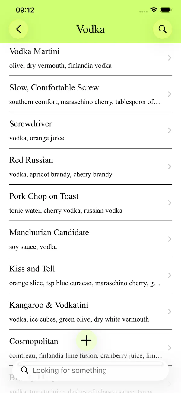 Screenshot #2 pour Cocktail Manual: Drink Recipes