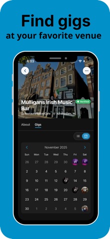 The Gigs App Screenshot 5 of 5