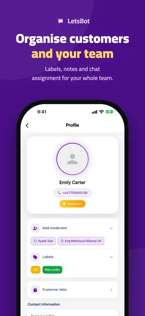 LetsBot - Business Inbox screenshot 4