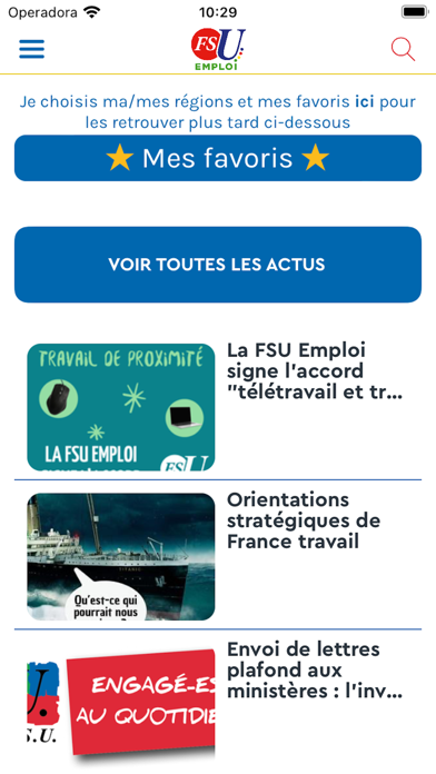 FSU Emploi Screenshot