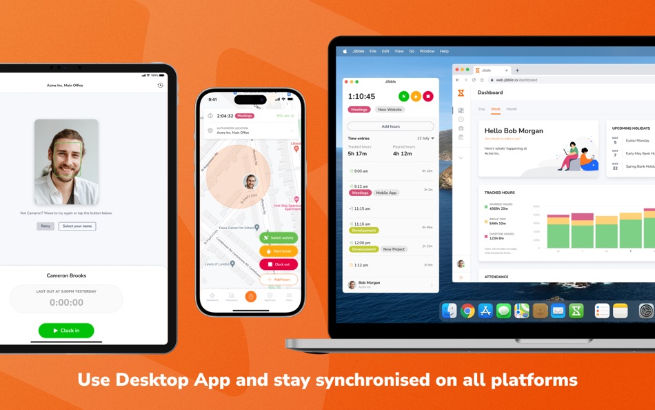 #6. Jibble: Time Tracker (macOS) 게시자: Jibble Tech