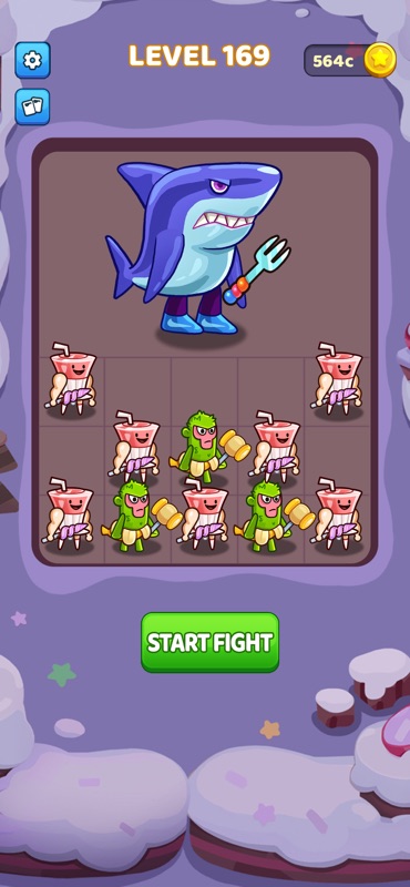 Merge Brainzott War Fight screenshot 4