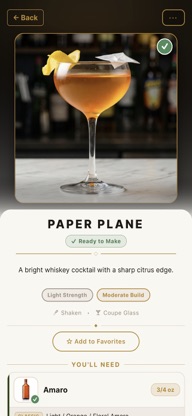 The Bartender App screenshot 2