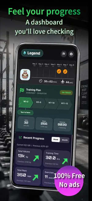 ShareSweat. Guided Workout Log screenshot 2