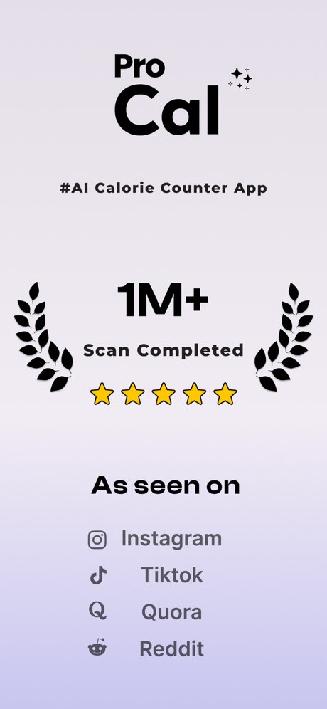Pro Cal - AI Calorie counter screenshot 1