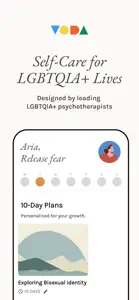 Voda: LGBTQIA+ Mental Wellness screenshot #1 for iPhone