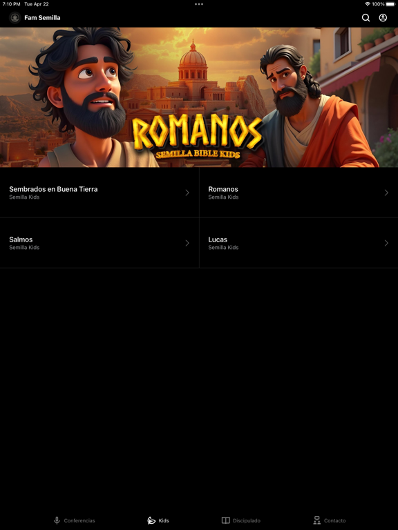 Familia Semilla iPad screenshot 2 - Education app