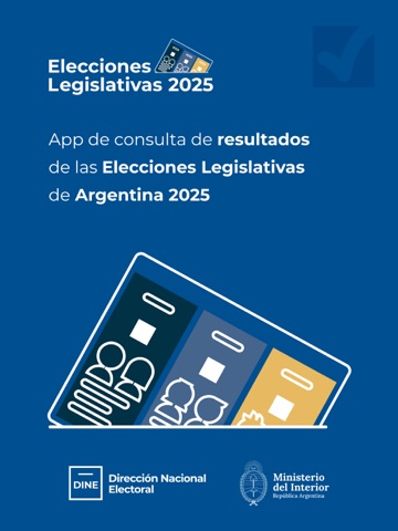 Elecciones Legislativas 2025 iPad screenshot 1