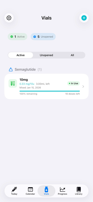 Jabbit - Peptide Tracker Screenshot 10 of 10