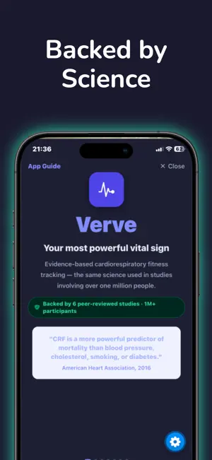 Verve: MET Fitness Tracker screenshot 2