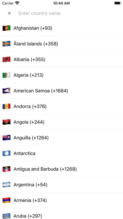 App screenshot