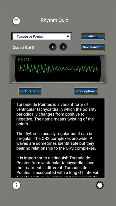 ECG and ACLS Tutor screenshot 3 of 8