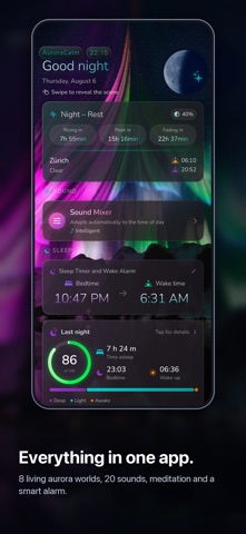 AuroraCalm: Sleep & Relax iPhone screenshot