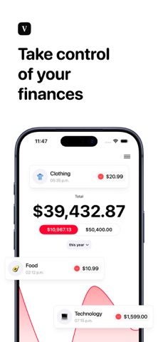 Vel: Personal Finance Tracker screenshot
