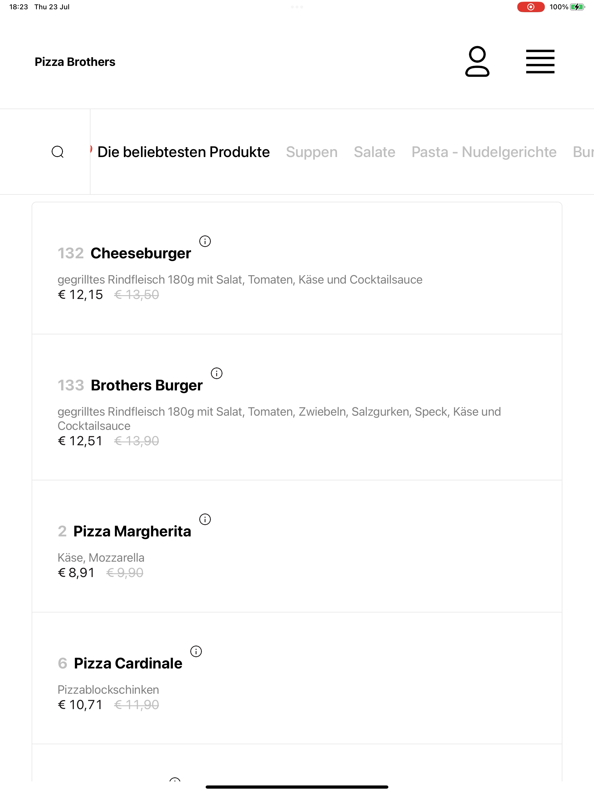 Pizza Brothers Wien screenshot 14
