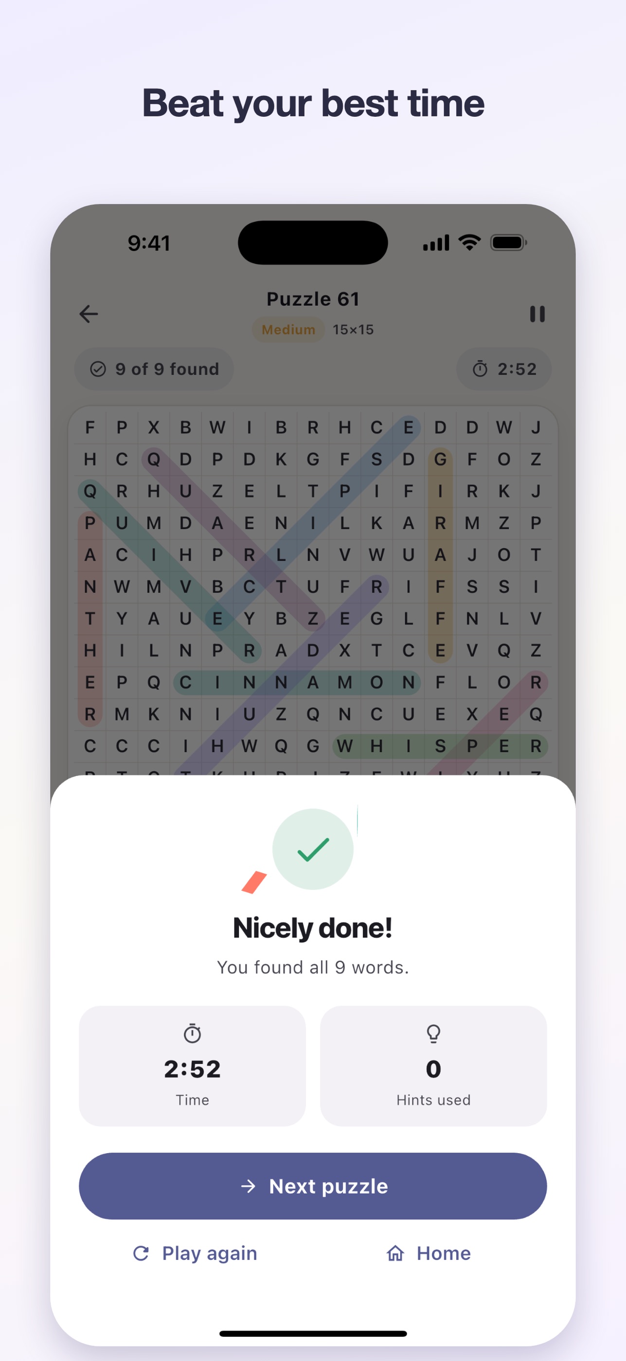 Screenshot 1 of Word Search – English