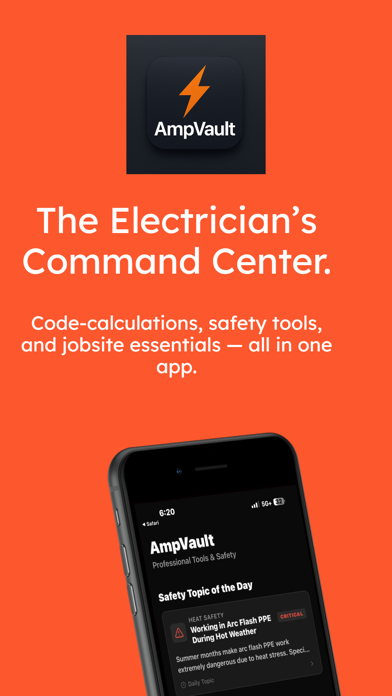 AmpVault iPhone screenshot 1 - Productivity app