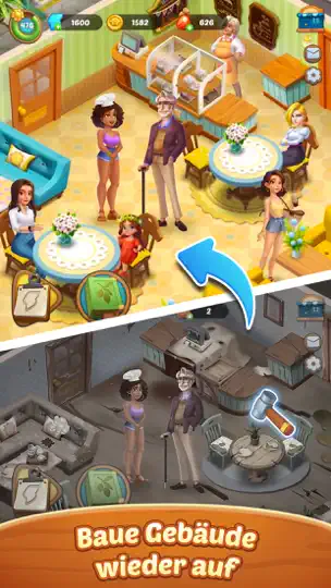 Screenshot von Seaside Escape®: Merge & Story auf dem iPhone 4