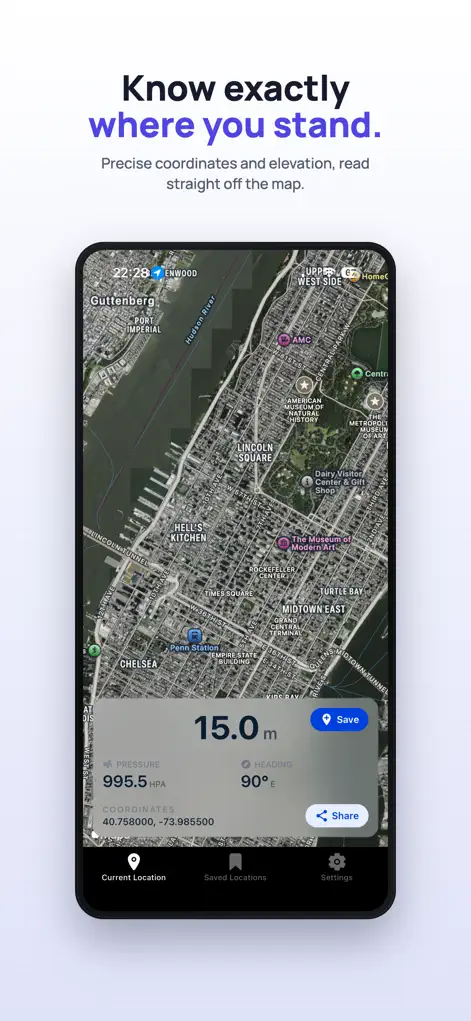 Altimeter GPS & Altitude Map - Navigation App | MWM