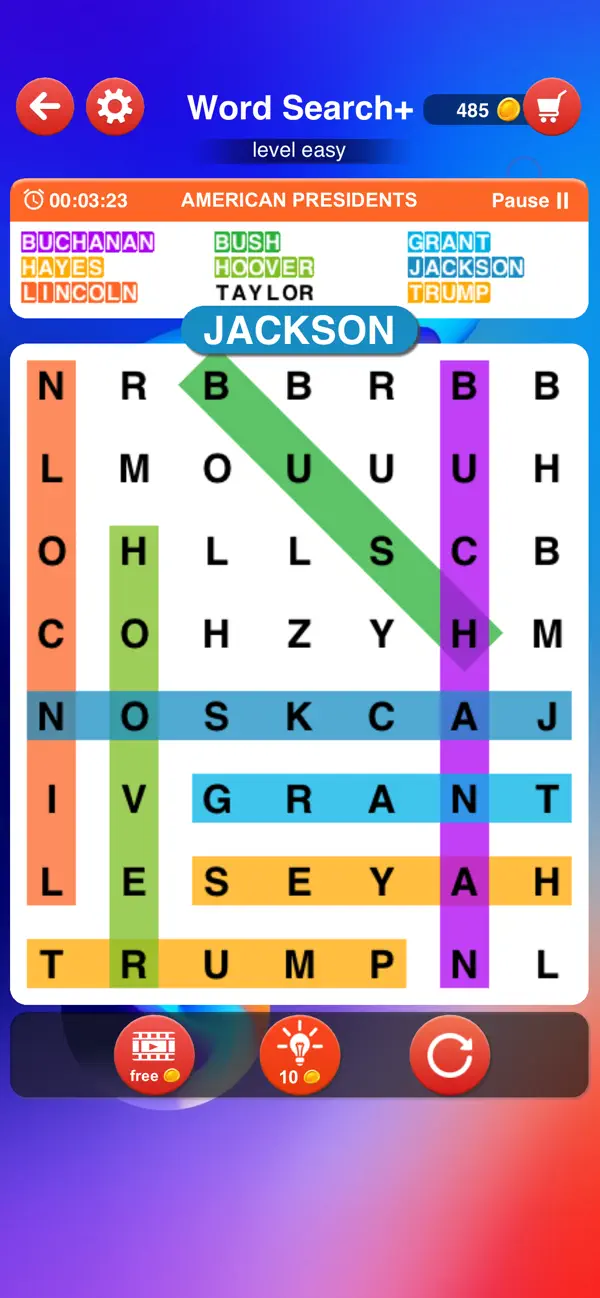 Screenshot #1 pour Word Search Plus