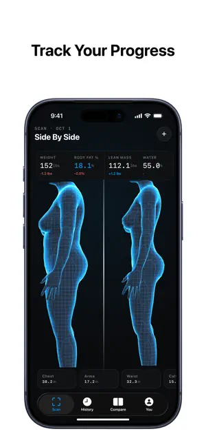 Recomp AI – 3D Body Scanner screenshot 2