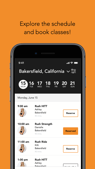 Rush Cycle Bkfld iPhone screenshot 3 - Health & Fitness app