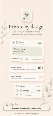 DoseStack: Peptide Tracker Screenshot 5 of 7