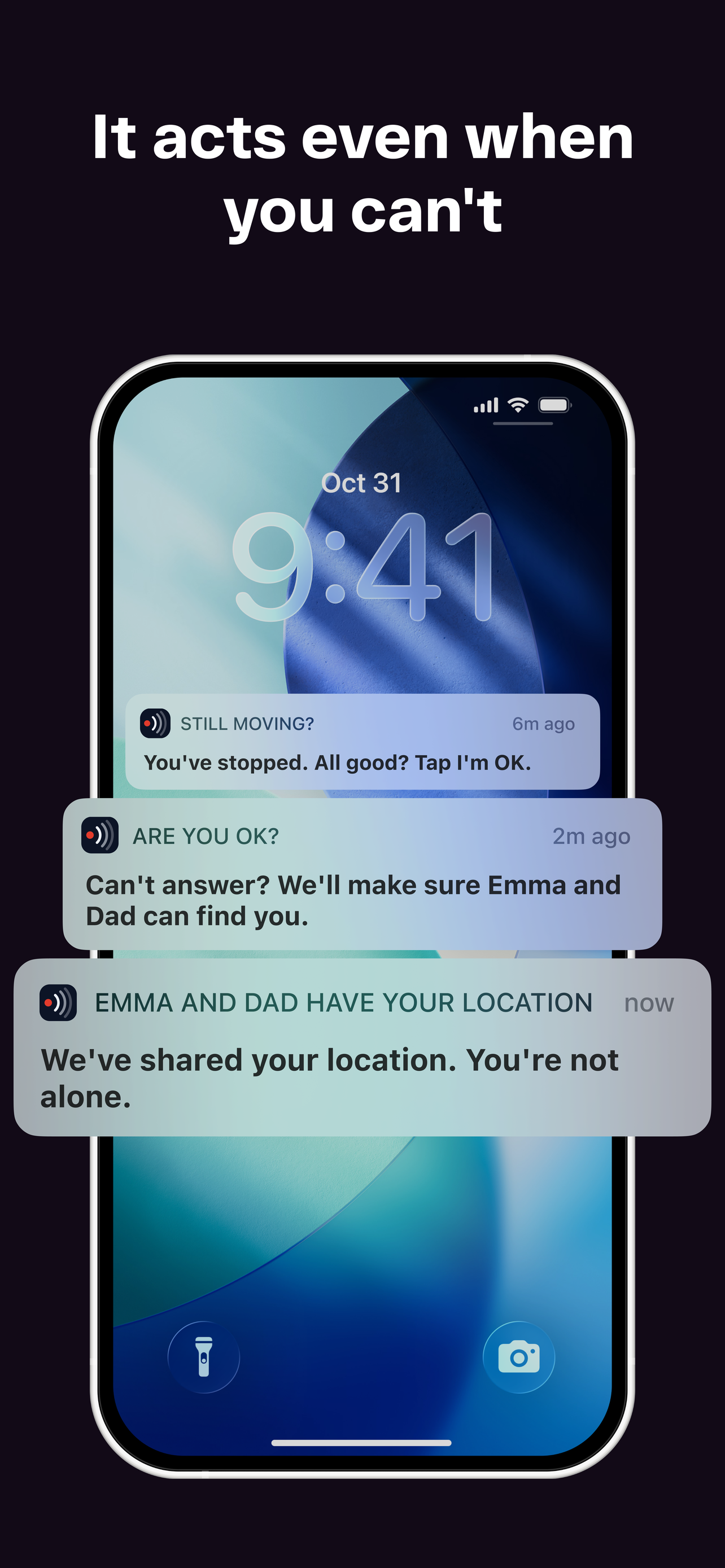 Holler: Walk Home Safety Alarm screenshot 4