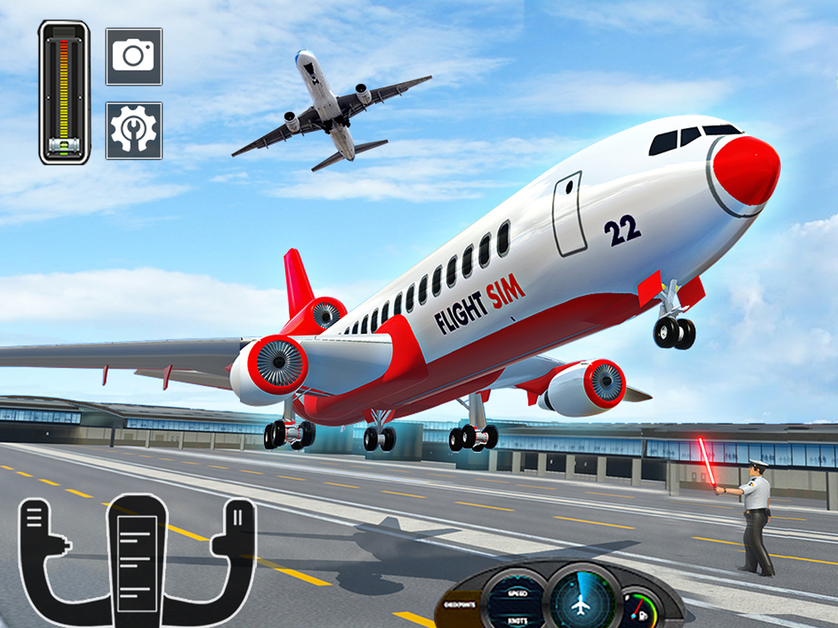 Plane Simulator Airplane Games screenshot 11