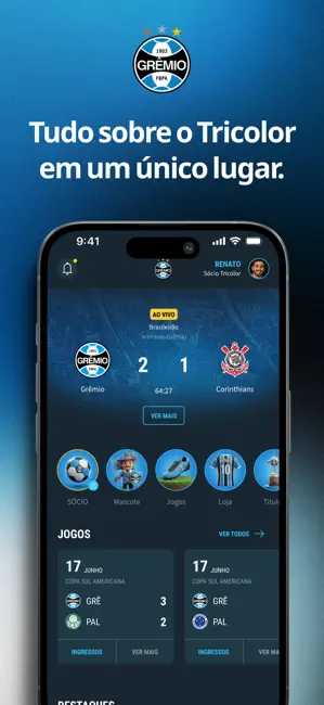Meu Grêmio iPhone screenshot 1