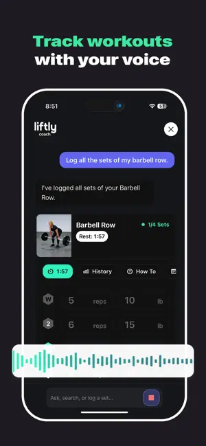 Liftly - Custom Workout Plans screenshot 3