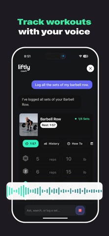 Liftly - Custom Workout Plans Screenshot 3 of 4