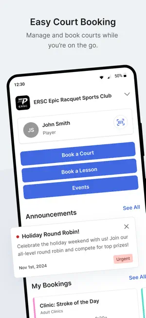 ERSC Epic Racquet Sports Club screenshot 2