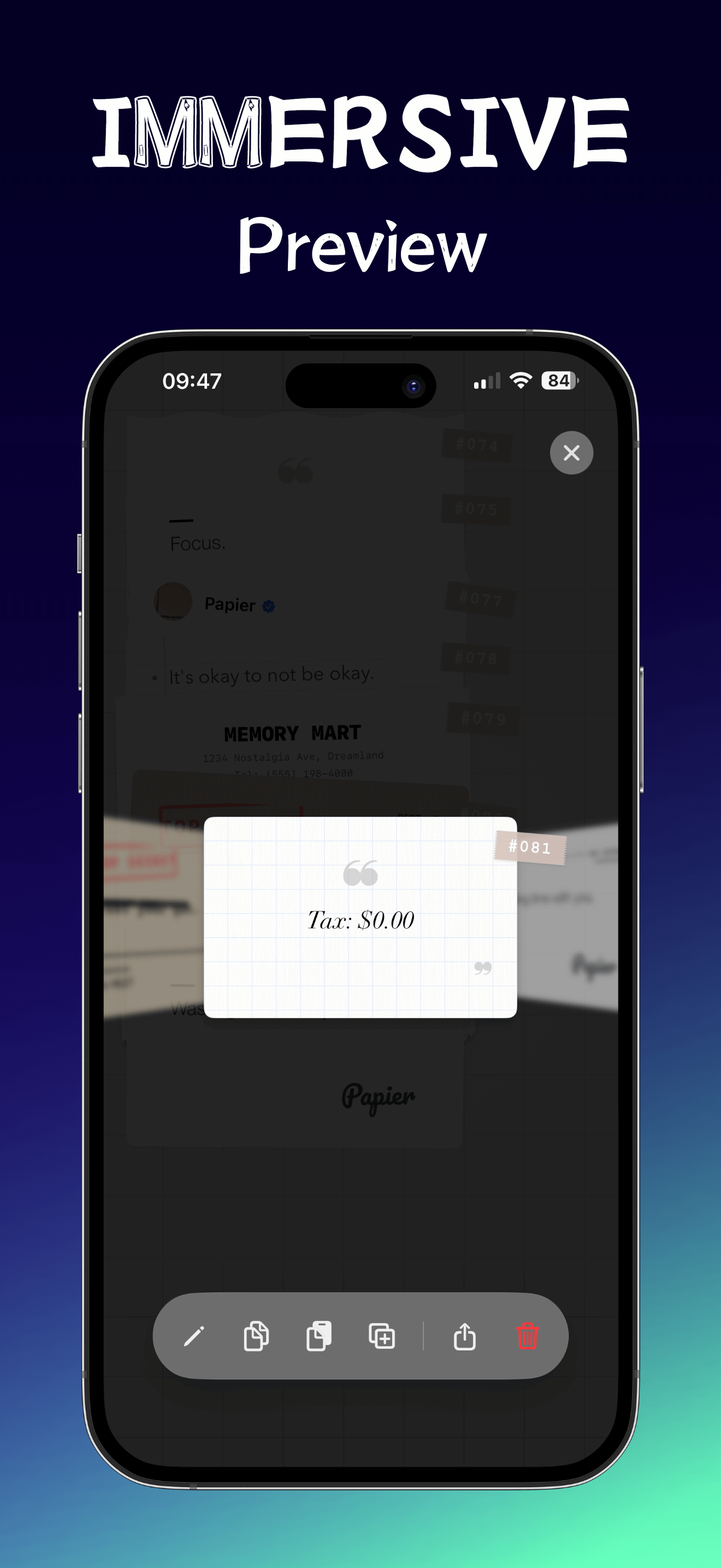 Papier - Vintage Card Maker screenshot 11