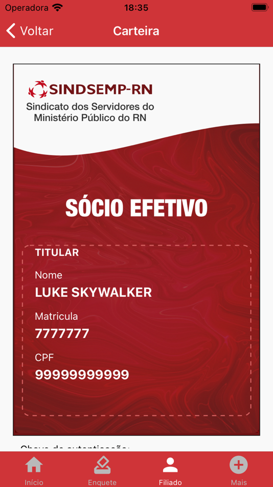 #6. Sindsemprn App (iOS) 由: Ronaldo Dantas