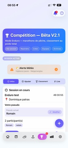 PêcheTracker – Carnet de pêche screenshot