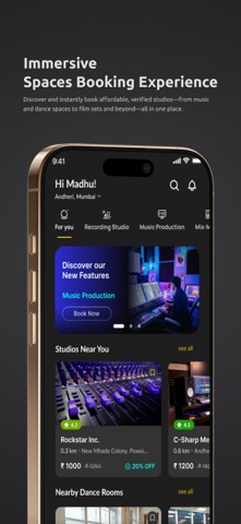 Choira - Music Studios & More iPhone screenshot