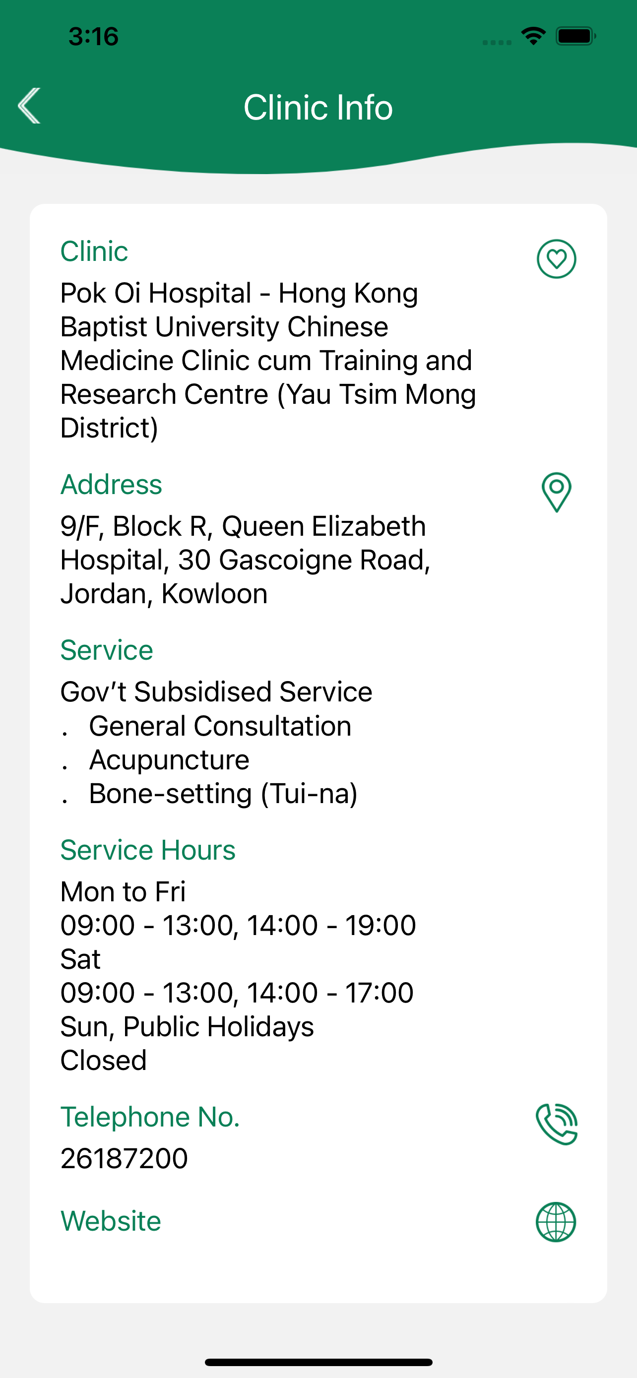 18 CM Clinics