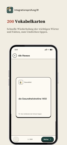 Integrationsprüfung B1 iPhone screenshot