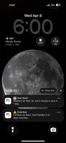ReliaLife screenshot