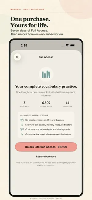 Wordkin: Daily Vocabulary screenshot 3