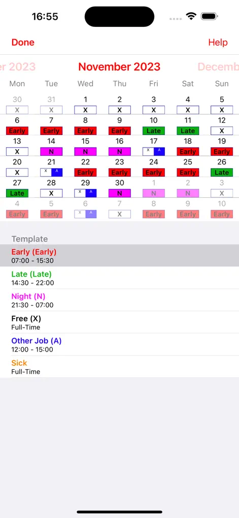 Roster-Calendar Pro - Business App | MWM