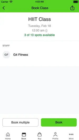 G4 Fitness Workout Hub screenshot 3